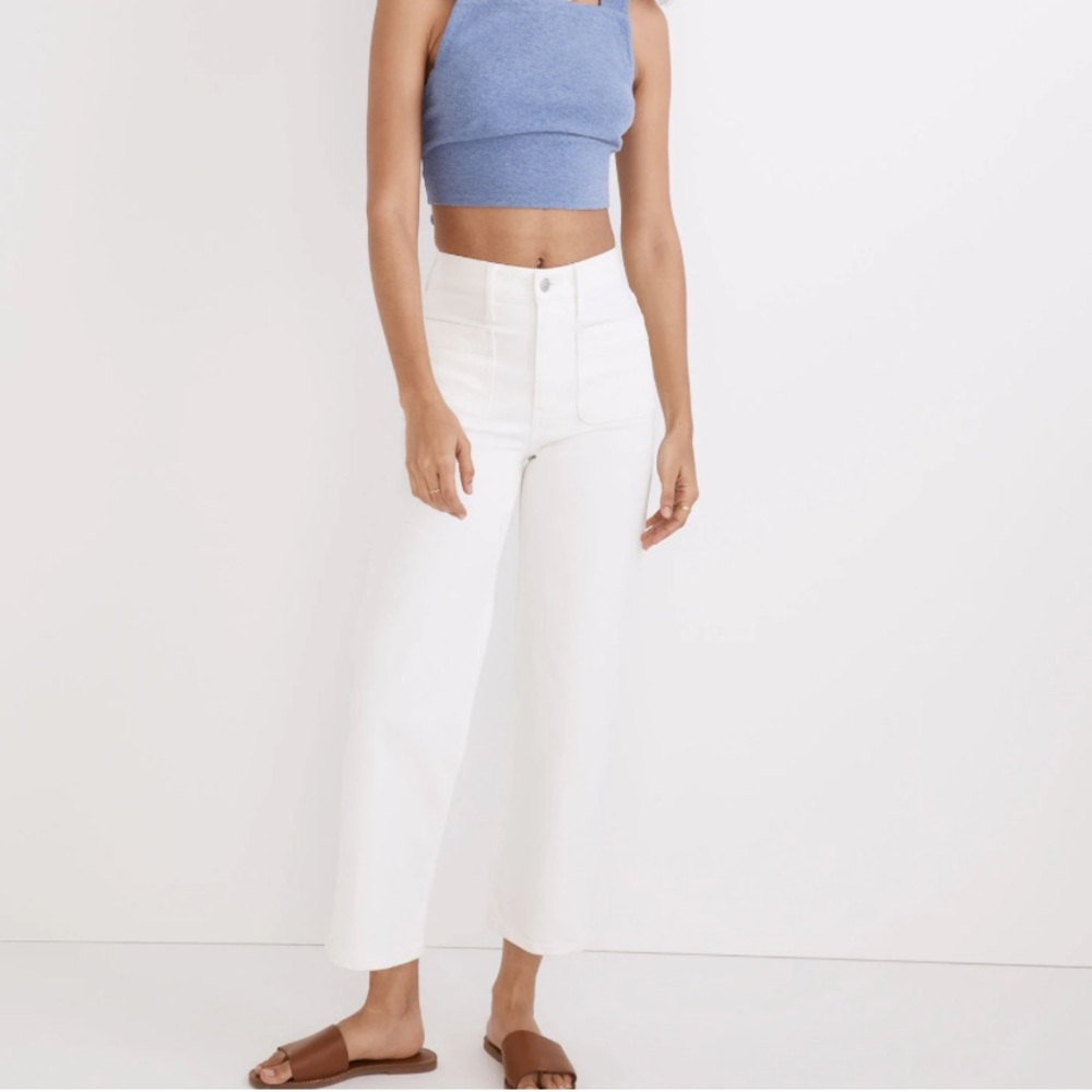 Madewell the perfect vintage wide leg crop jean
